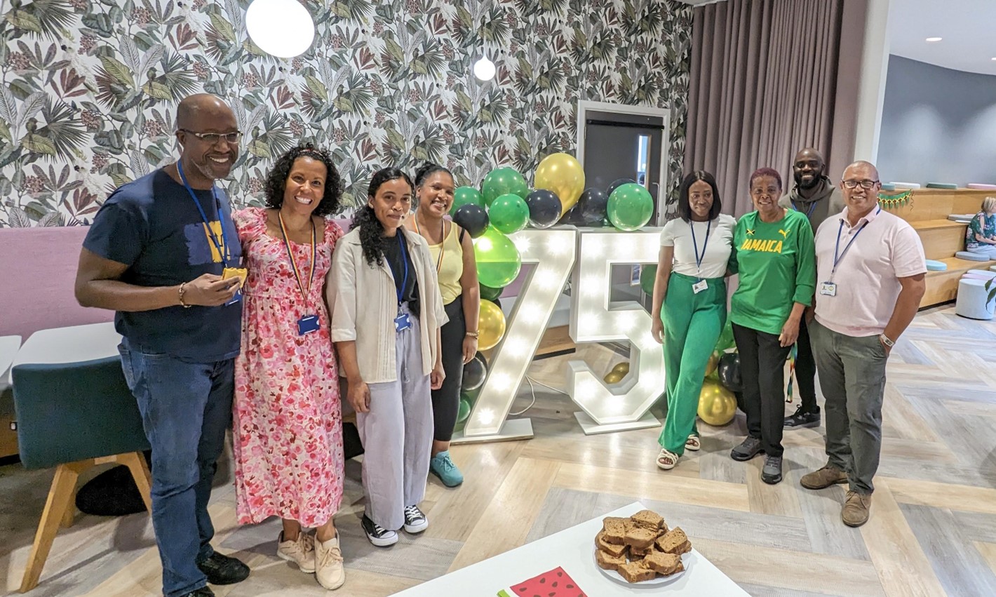 Anthony and colleagues at Windrush Day celebrations